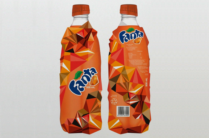 Proposed Redesign of the bottle of Fanta for the British Contest Starpack