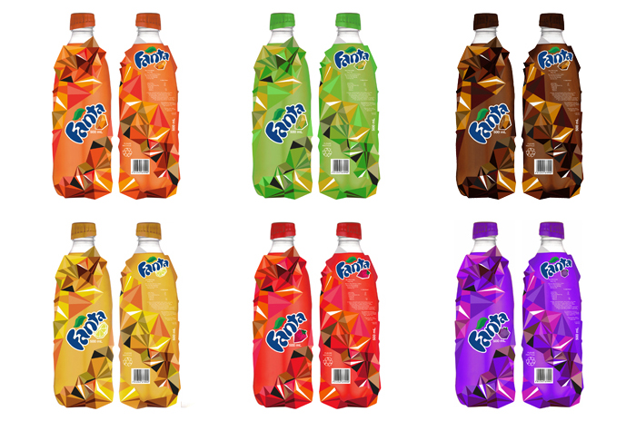 Proposed Redesign of the bottle of Fanta for the British Contest Starpack